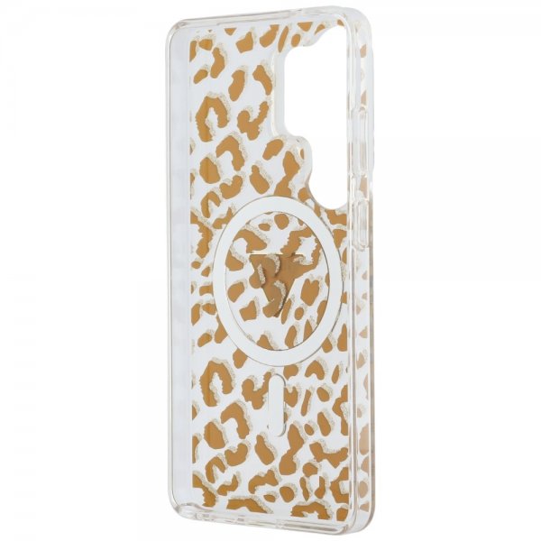 Arvaa Samsung Galaxy S26 Ultra Kuori Leopardi Kuvio MagSafe Ruskea