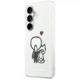 Karl Lagerfeld Samsung Galaxy S26 -suojakuori Karl & Choupette MagSafe Valkoinen