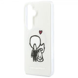 Karl Lagerfeld Samsung Galaxy S26 -suojakuori Karl & Choupette MagSafe Valkoinen