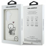 Karl Lagerfeld Samsung Galaxy S26 -suojakuori Karl & Choupette MagSafe Valkoinen