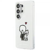 Karl Lagerfeld Samsung Galaxy S26 Ultra -kuori Karl & Choupette MagSafe Valkoinen