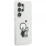 Karl Lagerfeld Samsung Galaxy S26 Ultra -kuori Karl & Choupette MagSafe Valkoinen