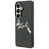 Karl Lagerfeld Samsung Galaxy S26 Script MagSafe -suojakuori, musta