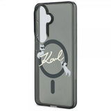 Karl Lagerfeld Samsung Galaxy S26 Script MagSafe -suojakuori, musta
