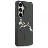 Karl Lagerfeld Samsung Galaxy S26 Plus -kuori Script MagSafe, musta