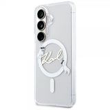 Karl Lagerfeld Samsung Galaxy S26 Plus -kuori Script MagSafe Transparent