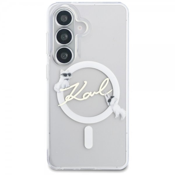 Karl Lagerfeld Samsung Galaxy S26 Plus -kuori Script MagSafe Transparent