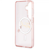 Karl Lagerfeld Samsung Galaxy S26 -suojakuori Script MagSafe, pinkki