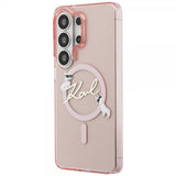 Karl Lagerfeld Samsung Galaxy S26 Ultra Kuoret Script MagSafe Pink