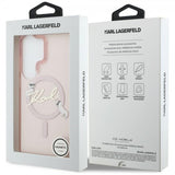 Karl Lagerfeld Samsung Galaxy S26 Ultra Kuoret Script MagSafe Pink
