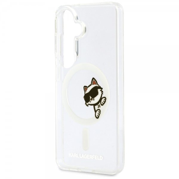 Karl Lagerfeld Samsung Galaxy S26 Plus -suojakuori Choupette Peekaboo MagSafe läpinäkyvä