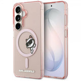 Karl Lagerfeld Samsung Galaxy S26 -kuori Choupette Peekaboo MagSafe Pinkki