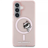 Karl Lagerfeld Samsung Galaxy S26 -kuori Choupette Peekaboo MagSafe Pinkki