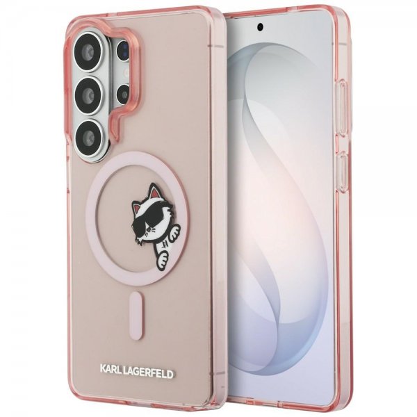 Karl Lagerfeld Samsung Galaxy S26 Ultra Kuoret Choupette Peekaboo MagSafe Pinkki