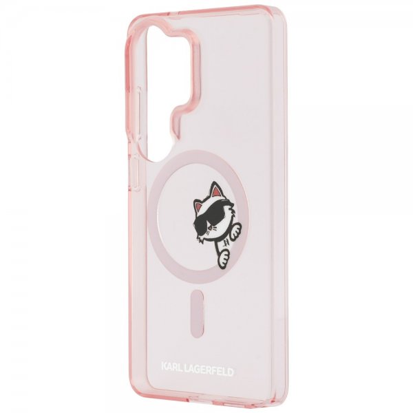 Karl Lagerfeld Samsung Galaxy S26 Ultra Kuoret Choupette Peekaboo MagSafe Pinkki