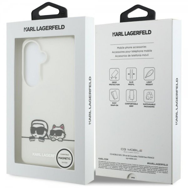 Karl Lagerfeld Samsung Galaxy S26 Plus -kuori Peekaboo MagSafe Läpinäkyvä