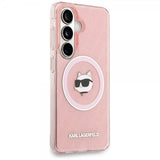 Karl Lagerfeld Samsung Galaxy S26 Plus -suojakuori Choupette MagSafe, pinkki