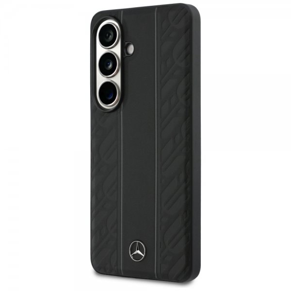 Mercedes Benz Samsung Galaxy S26 Kuori Laurel Leaves Stripes MagSafe Musta