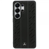 Mercedes Benz Samsung Galaxy S26 Ultra Kuori Laurel Leaves Stripes MagSafe Musta
