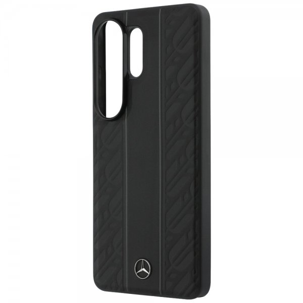 Mercedes Benz Samsung Galaxy S26 Ultra Kuori Laurel Leaves Stripes MagSafe Musta