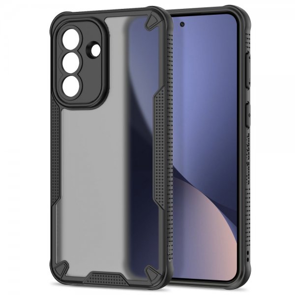 Tech-Protect Samsung Galaxy A37 -suojakuori Rugged Shield, musta