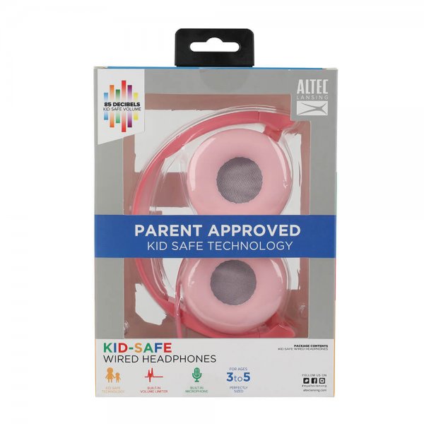 Altec Lansing Kuulokkeet Lapsille Johdollinen On-Ear Vaaleanpunainen