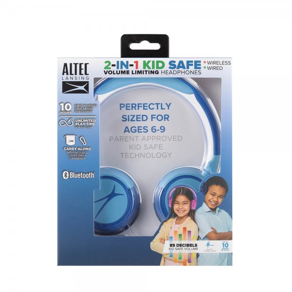 Altec Lansing Kuulokkeet Lapsille Langattomat 2in1 On-Ear Sininen