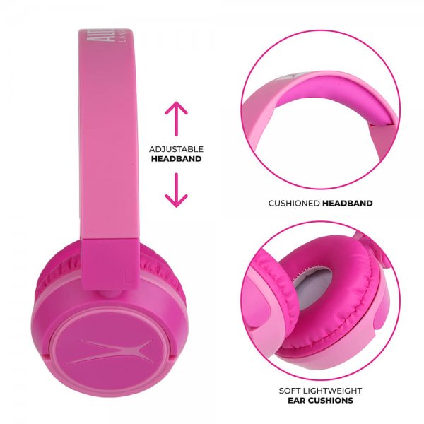 Altec Lansing Kuulokkeet Lapset Langaton 2in1 On-Ear Vaaleanpunainen