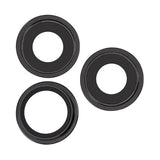 Kameran linssinsuojus metallikehyksellä iPhone 15 Pro Max - Musta
