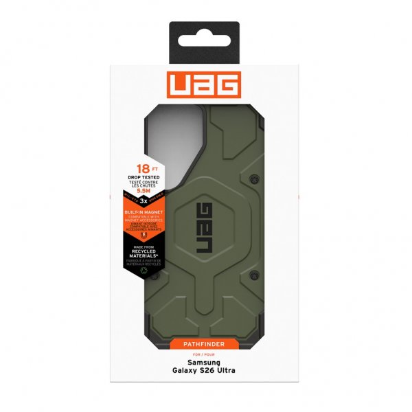 Urban Armor Gear (UAG) Samsung Galaxy S26 Ultra Kuori Pathfinder MagSafe Olive Drab