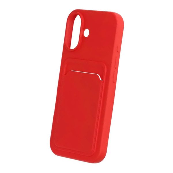 iPhone 17 Kuoret Korttipidike Punainen
