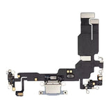 Latausliitin ja joustokaapeli iPhone 15 Plus -puhelimeen - Sininen