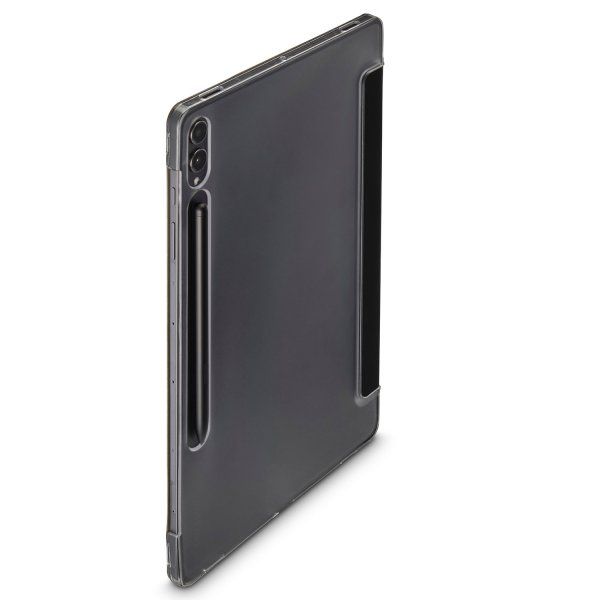 Hama Samsung Galaxy Tab S10 FE Plus -kotelo, taitettava, läpinäkyvä, musta