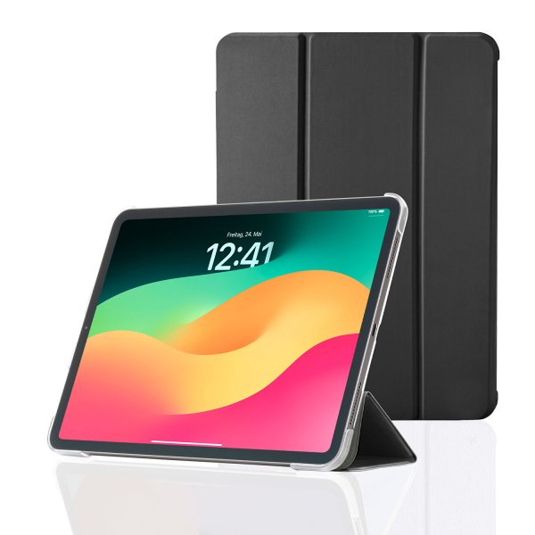 Hama iPad Air 11 (M2/M3/M4) Suojakotelo Fold Clear Musta