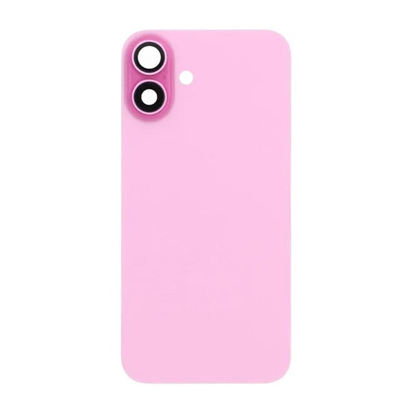 iPhone 16 Plus Takalasi magneetilla ja kameralinssillä - Pinkki