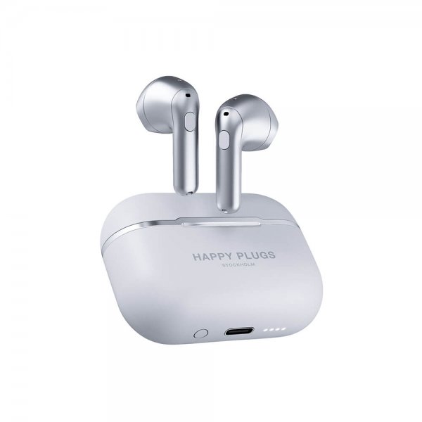 Happy Plugs Hope TWS Silver