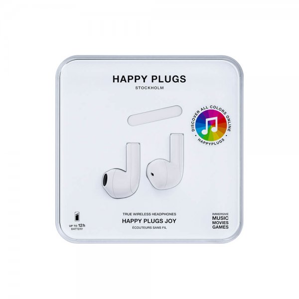 Happy Plugs Joy TWS Valkoinen