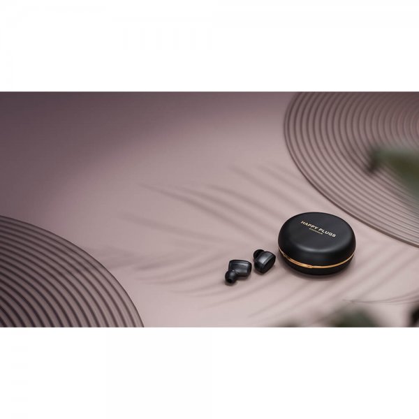 Happy Plugs Adore In-Ear -kuulokkeet, musta