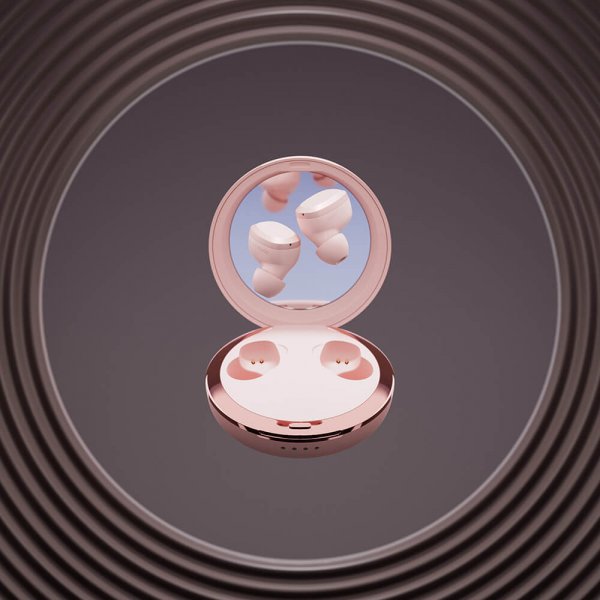 Happy Plugs Adore In-Ear -kuulokkeet, pinkki