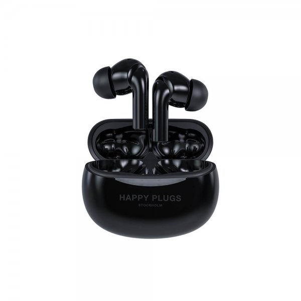 Happy Plugs Joy Pro In-Ear ANC -kuulokkeet, musta