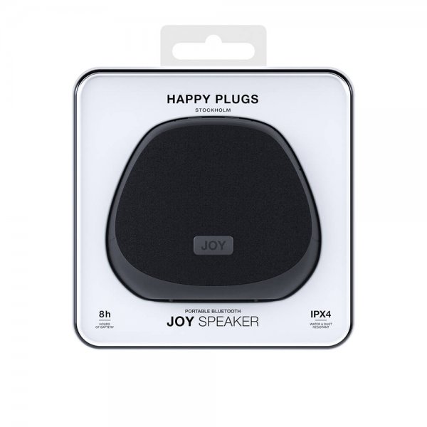 Happy Plugs Kaiutin Joy Musta