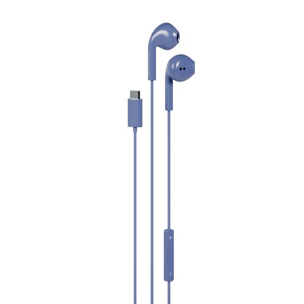 Happy Plugs Langalliset Kuulokkeet USB-C Sininen