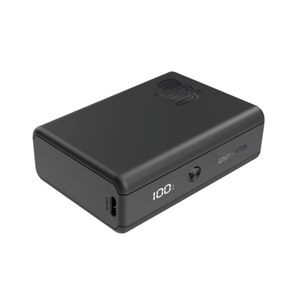 4smarts Powerbank Pocket Slim 10 000 mAh 45W Musta