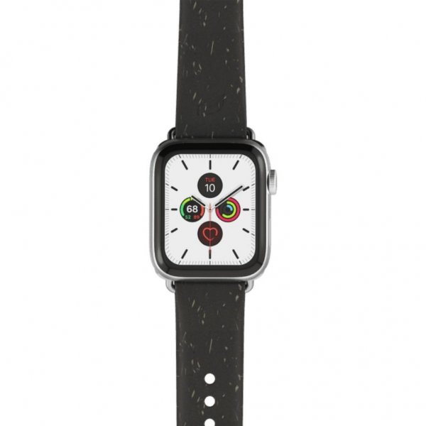 Pela Apple Watch 38/40/41/42mm ranneke, viininpunainen/musta, ympäristöystävällinen