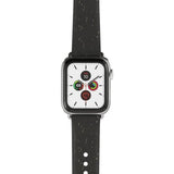 Pela Apple Watch 38/40/41/42mm ranneke, viininpunainen/musta, ympäristöystävällinen