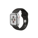Pela Apple Watch 38/40/41/42mm ranneke, viininpunainen/musta, ympäristöystävällinen