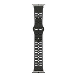 Pela Apple Watch 44/45/46mm/Apple Watch Ultra -ranneke, viininpunainen/musta
