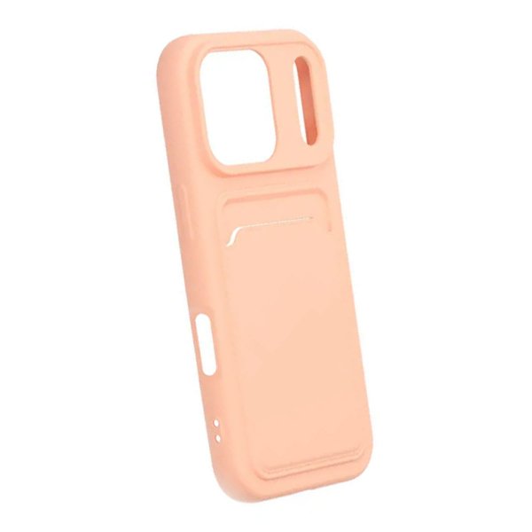 iPhone 17 Pro Kotelot Korttipidike Vaaleanpunainen