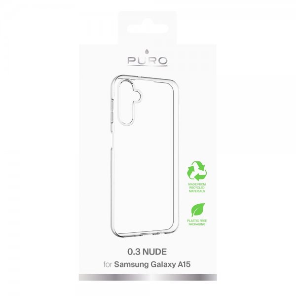 Puro Samsung Galaxy A15 -kuori Nude Transparent