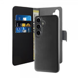 Puro Samsung Galaxy S24 Plus Suojakotelo Lompakko Irrotettava 2-in-1 Musta